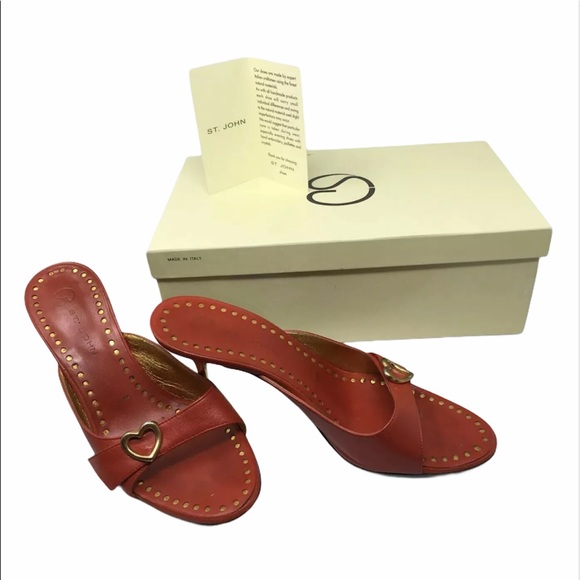 🛍$295 Retail🛍ST. JOHN Tyra Slide Heels - Picture 10 of 12